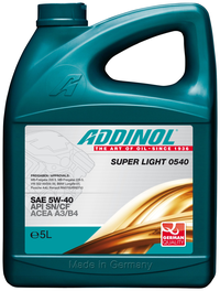 Addinol Super Light  5w 40  4л