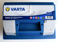 Аккумулятор VARTA BD 60Ah 540A (лев.+)