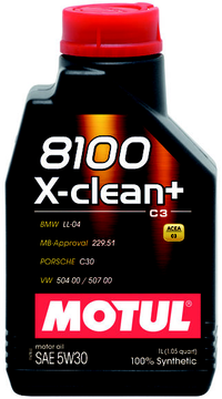 MOTUL 8100 X-clean + 5W30 1л