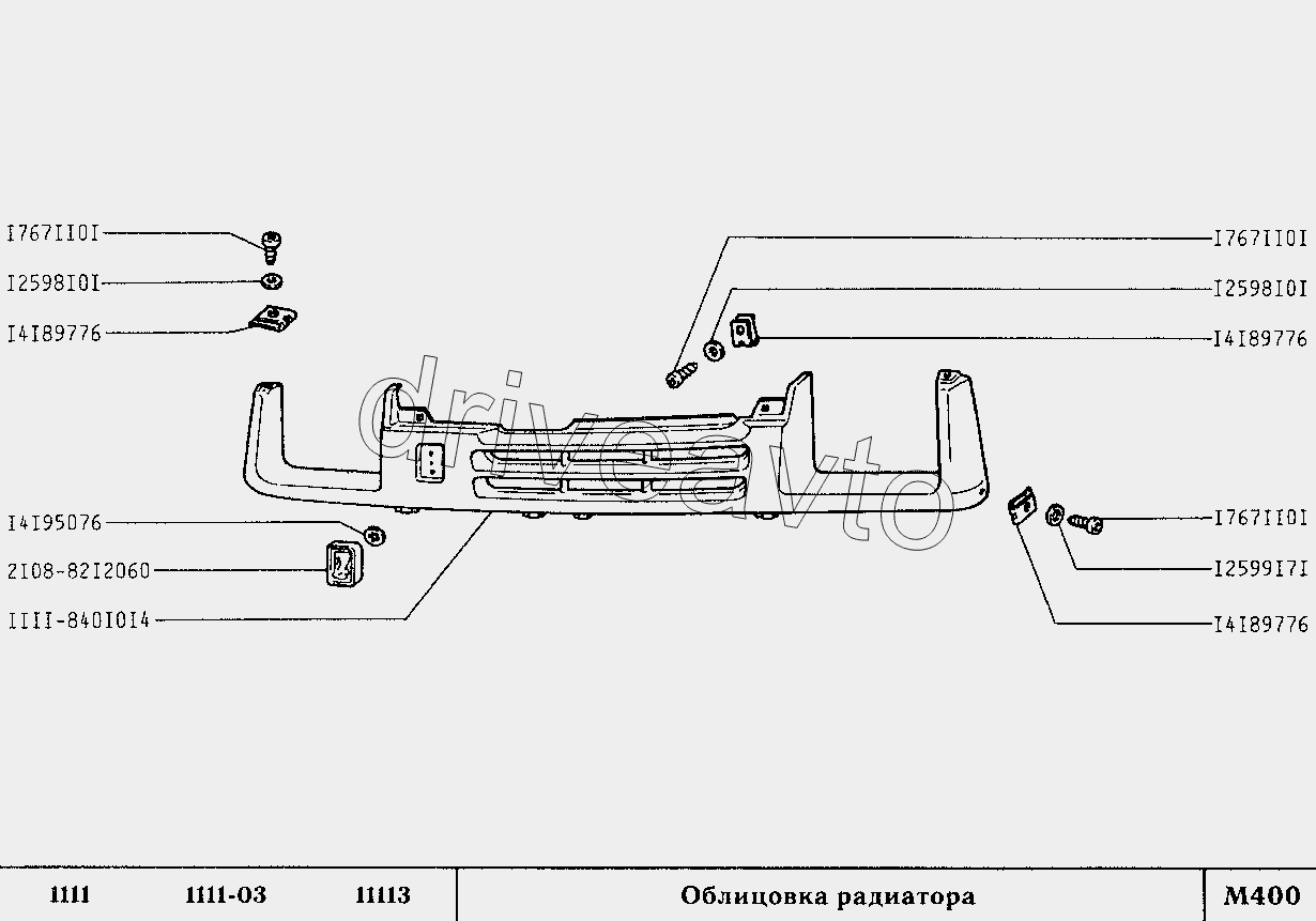 Облицовка радиатора