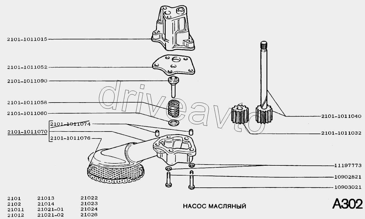 Насос масляный