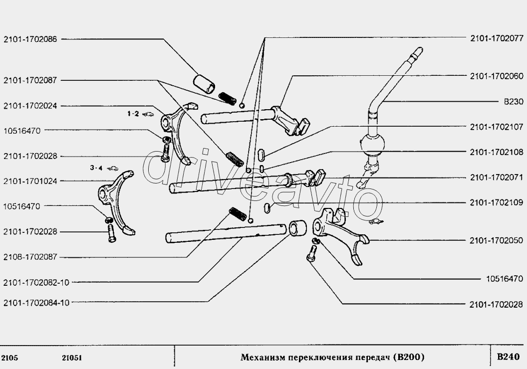 Механизм переключения передач