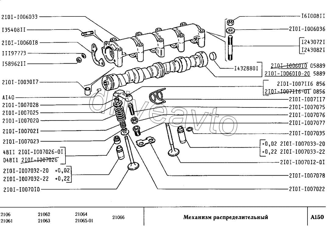 Механизм газораспределительный