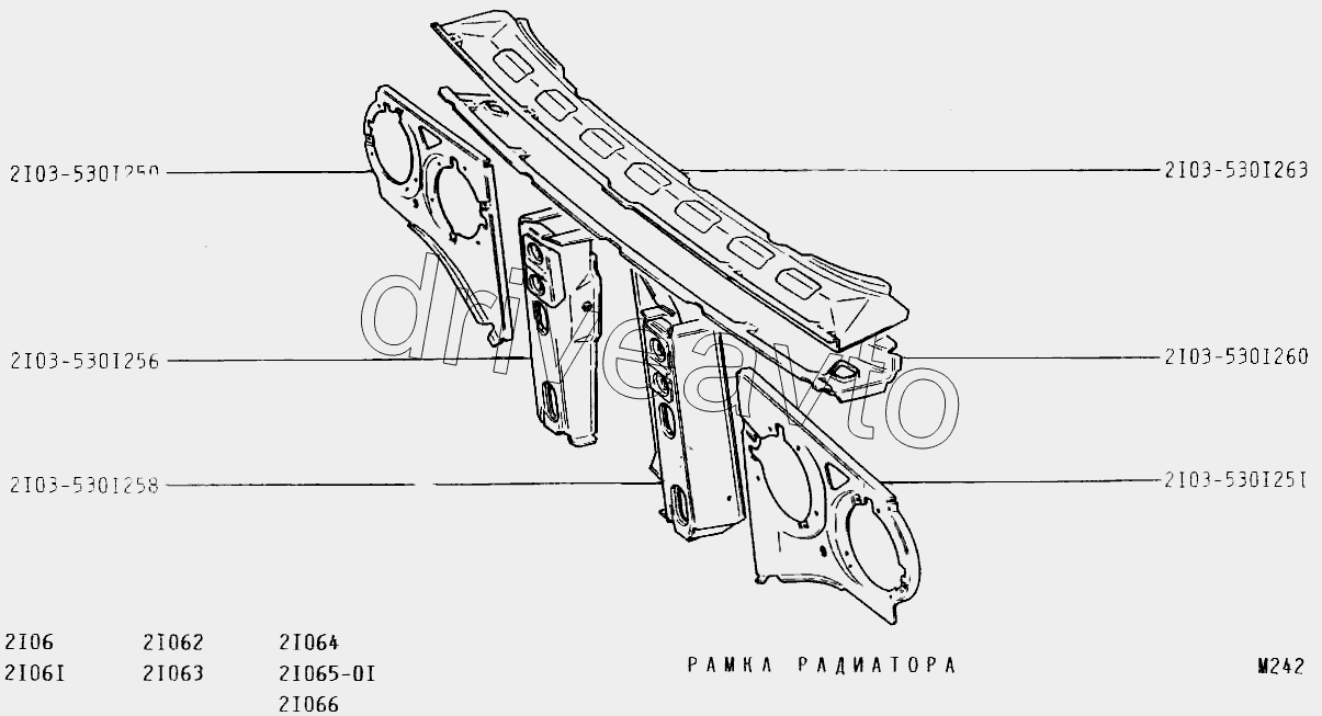 Рамка радиатора