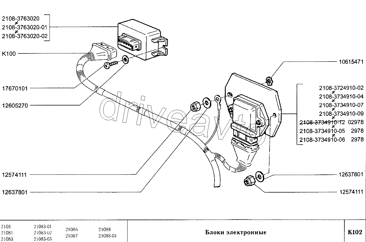 Блоки электронные