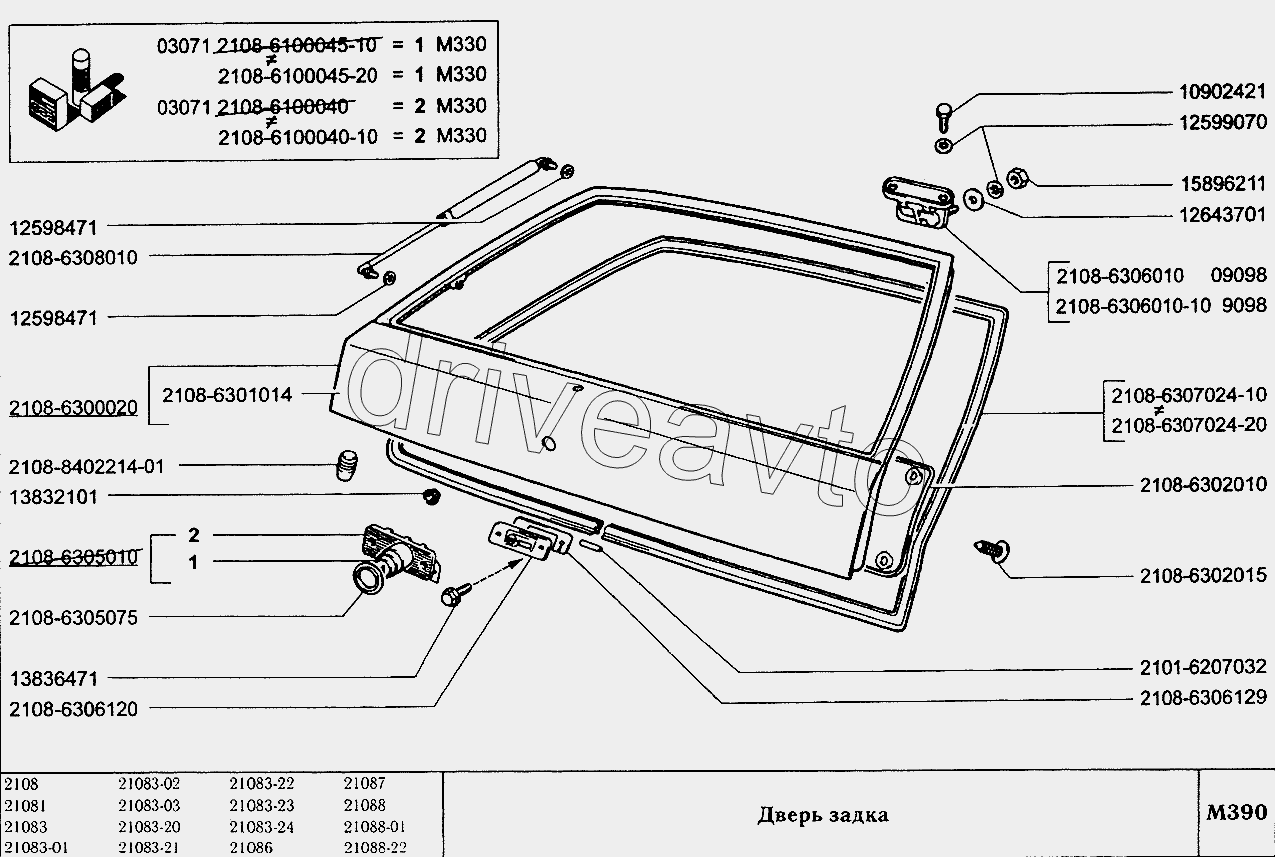 Дверь задка