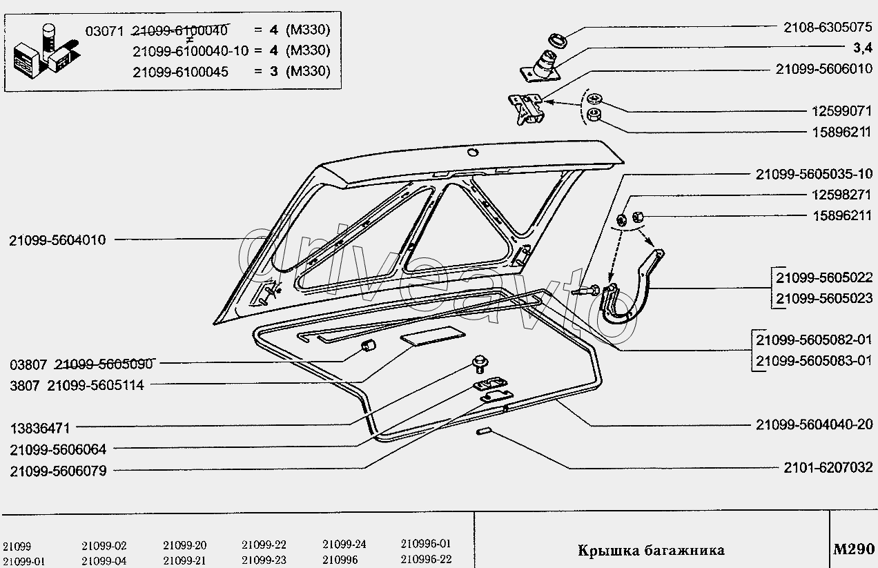 Крышка багажника