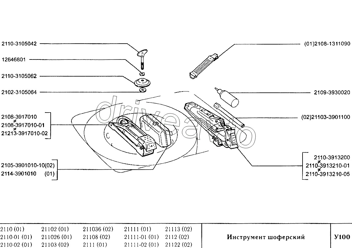 Инструмент шоферский