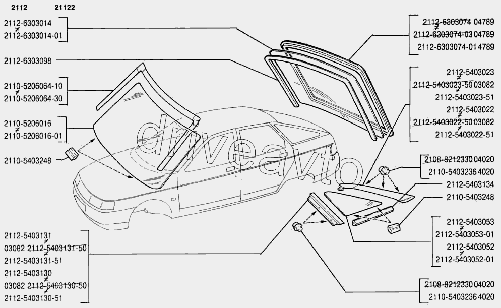 Задние габариты ваз 2110