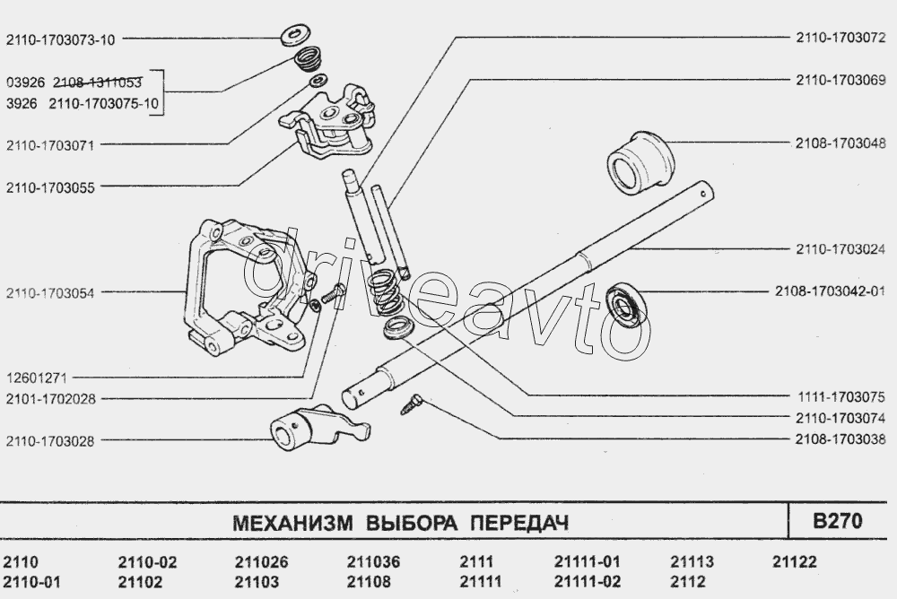 Механизм выбора передач