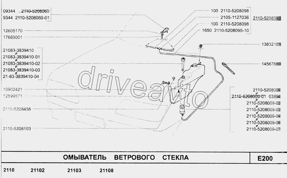 Омыватель ветрового стекла