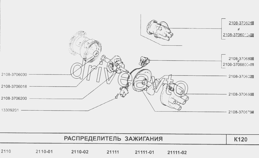 Распределитель зажигания