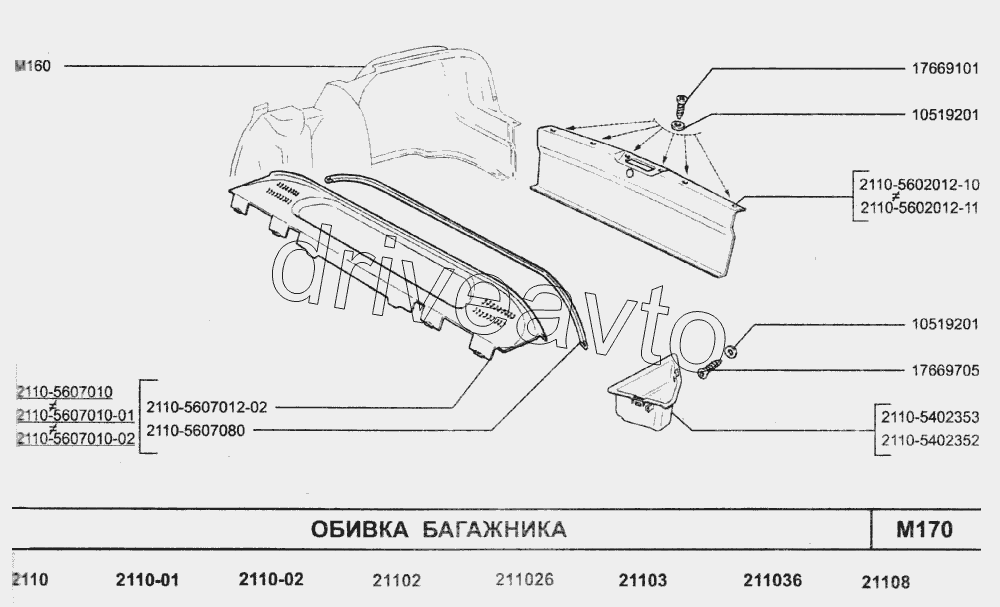 Ваз 2110 артикул. Обивка крышки багажника 2110. Детали багажника ВАЗ 2110. Обивка багажника ВАЗ 2110. Обивка поперечины задка ВАЗ 2110-12.