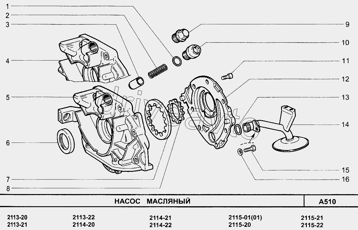 Насос масляный