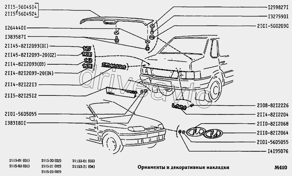 Орнаменты и декоративные накладки