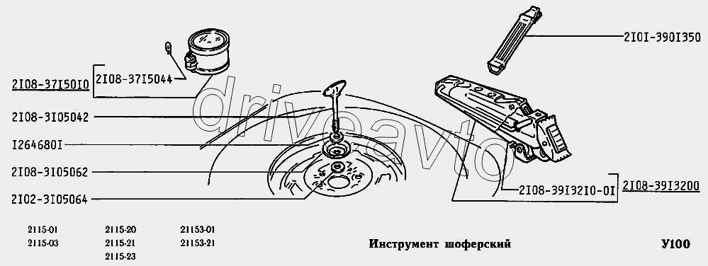 Инструмент шоферский