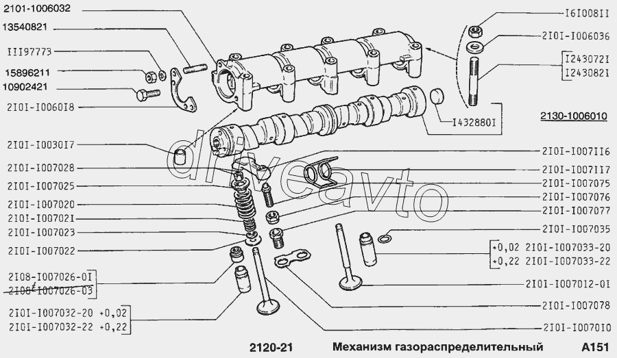 Механизм газораспределительный