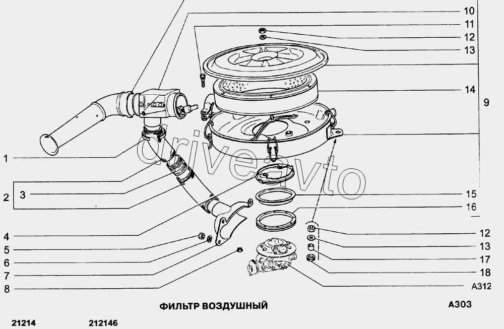 Воздушный фильтр ваз 21214