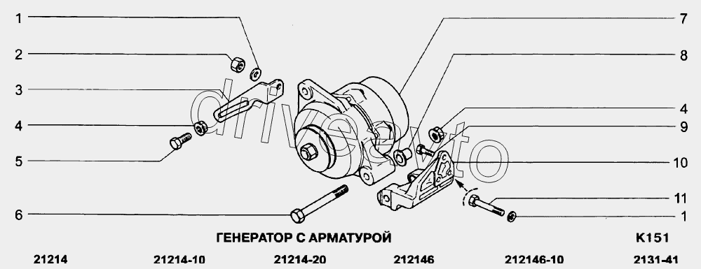 Генератор с арматурой