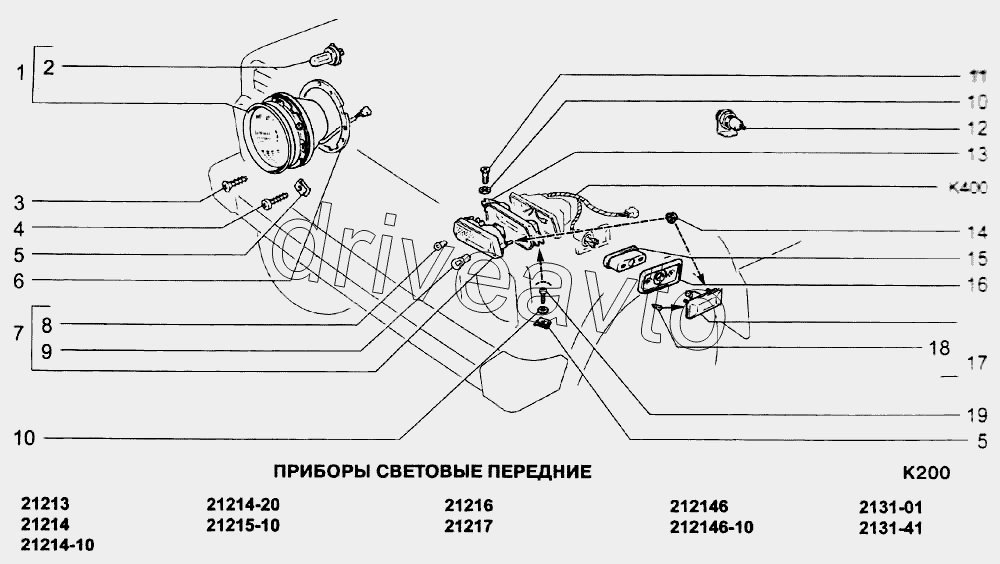 Каталог ваз 21213