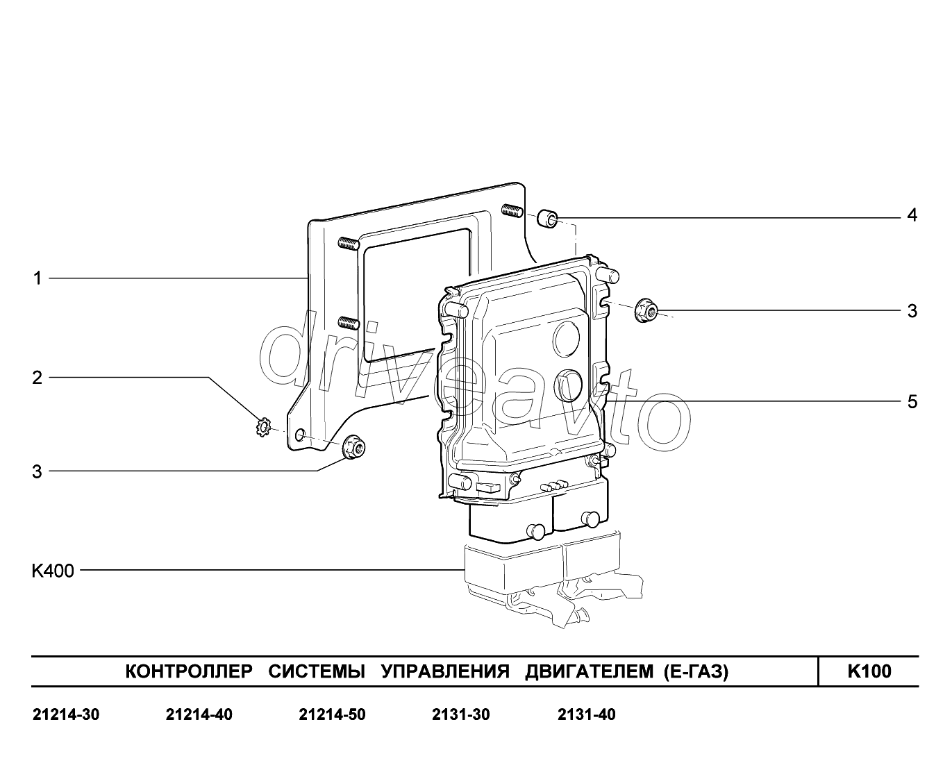 K100. Контроллер системы управления двигателем