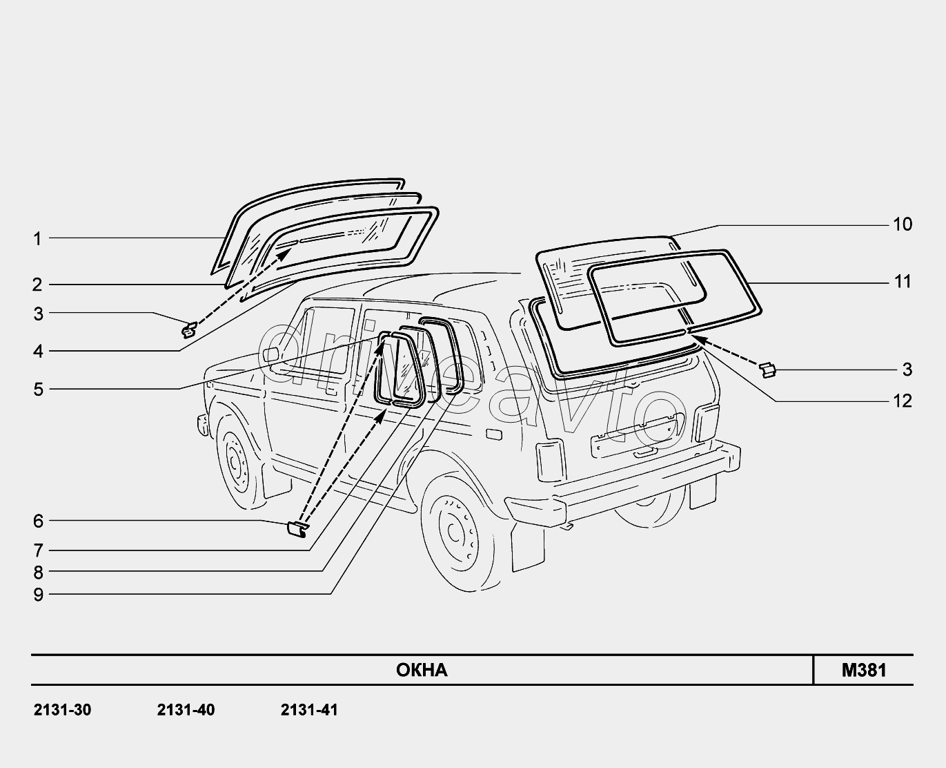 M381. Окна