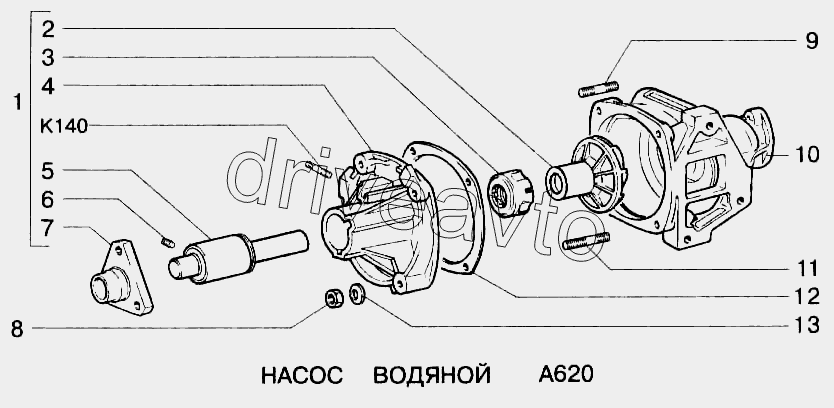 Насос водяной