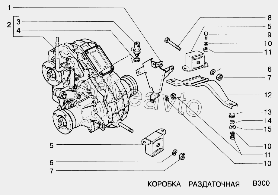 Коробка раздаточная