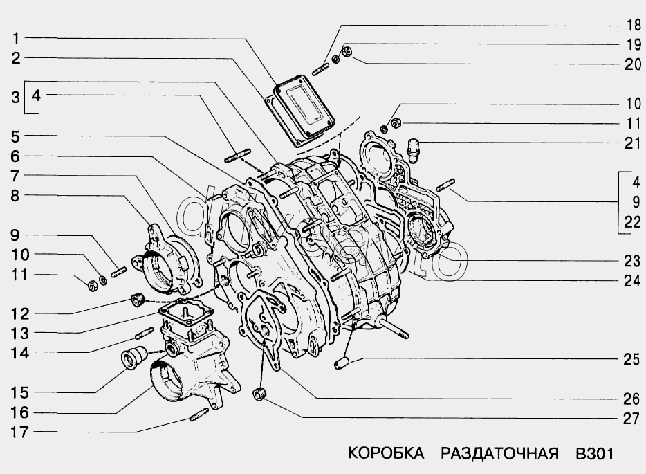 Коробка раздаточная