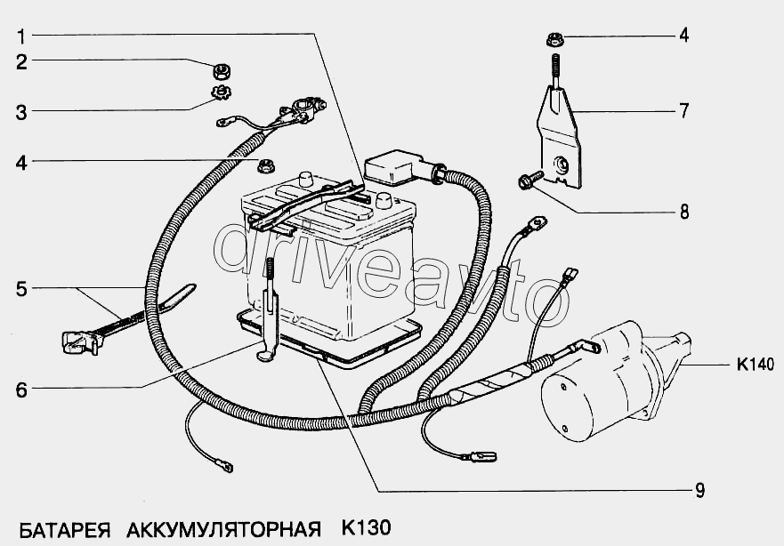 Батарея аккумуляторная