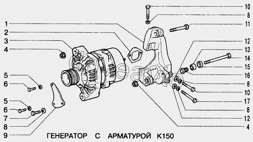 Генератор с арматурой