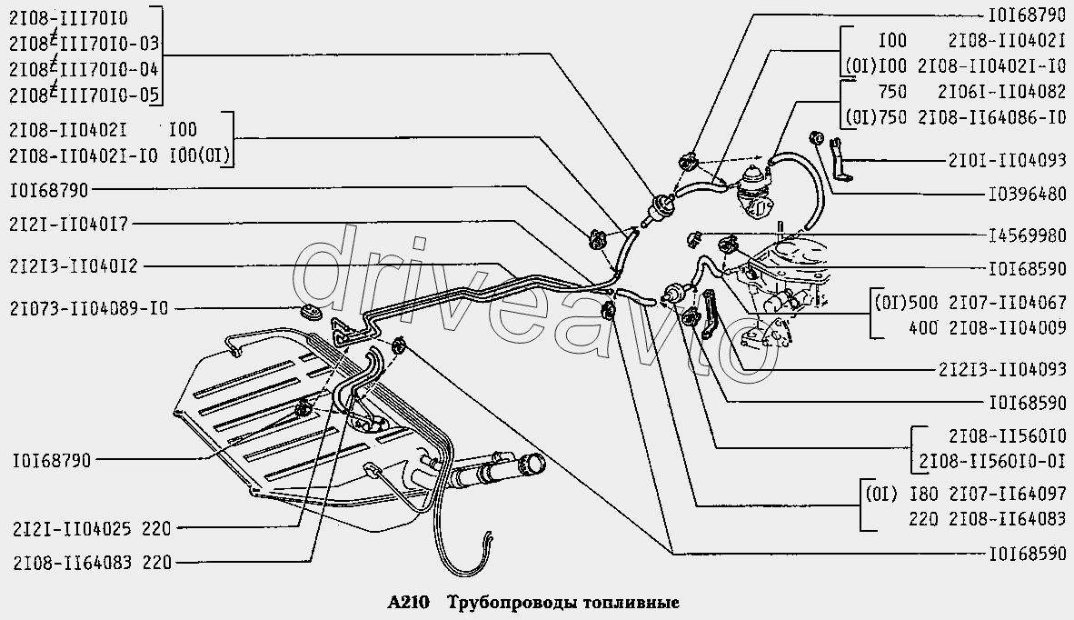 Нива 2131 Топливопровод Купить