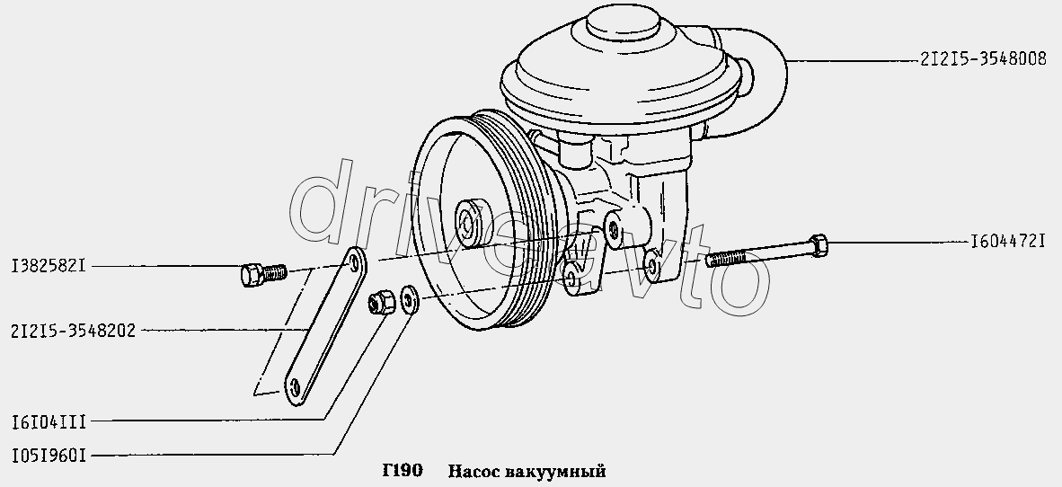 Насос вакуумный (вариант исполнения: Э)