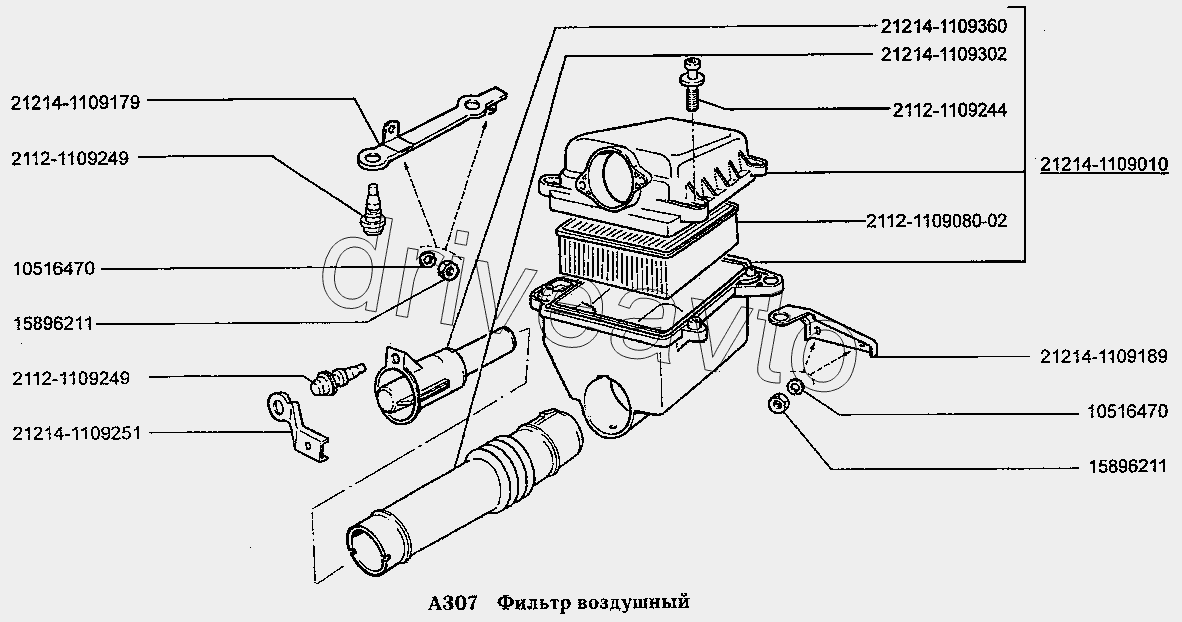 Воздушный фильтр ваз 21214