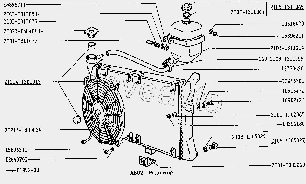 Радиатор ваз 2131 инжектор