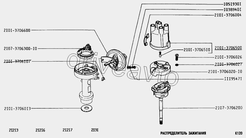 Распределитель зажигания