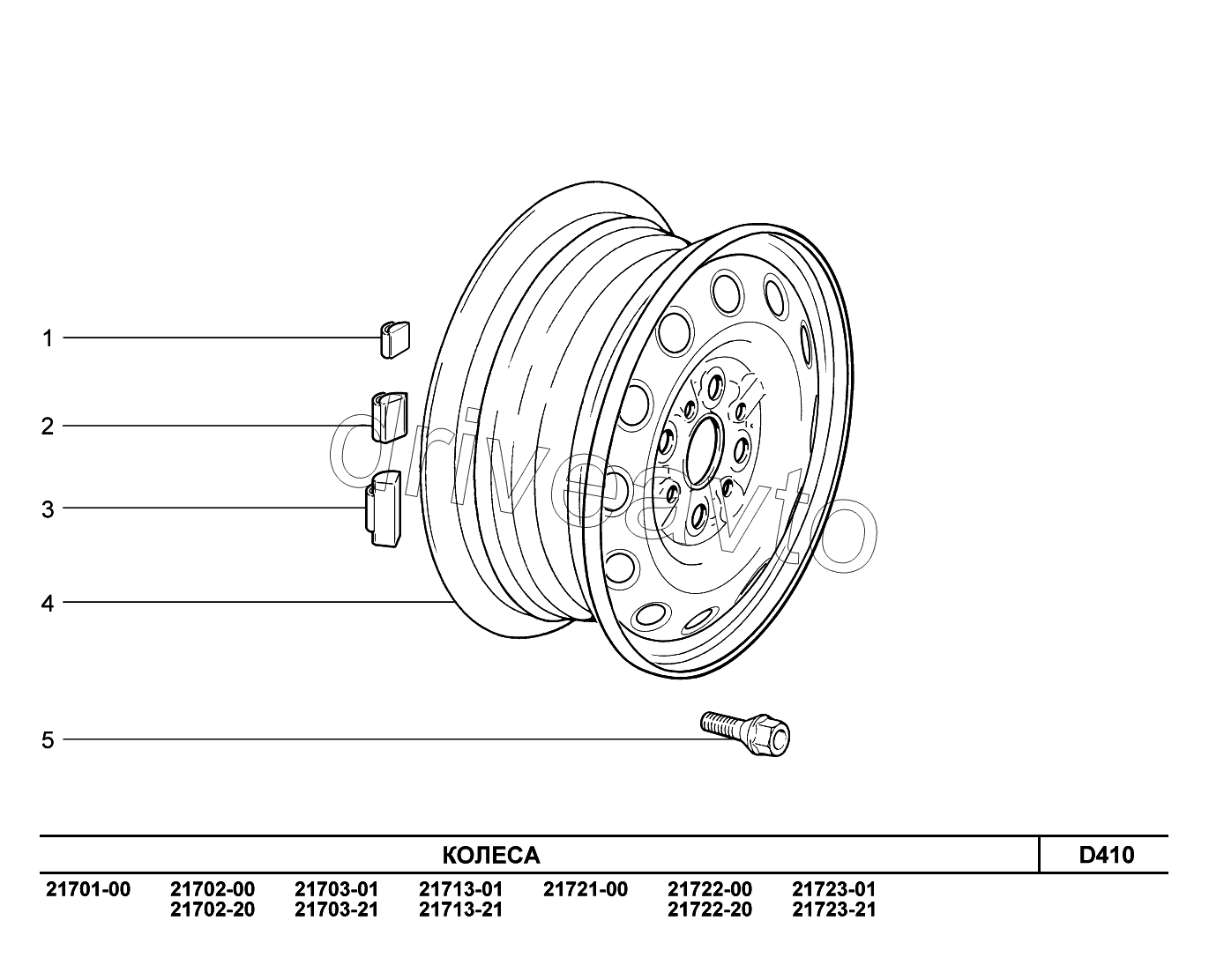 D410. Колеса