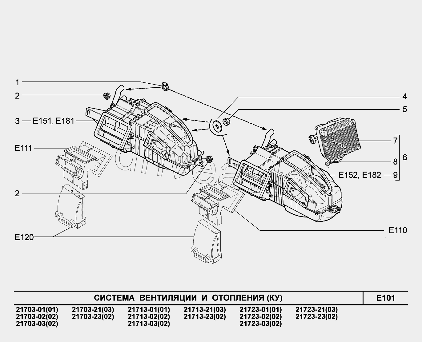 E101. Система вентиляции и отопления