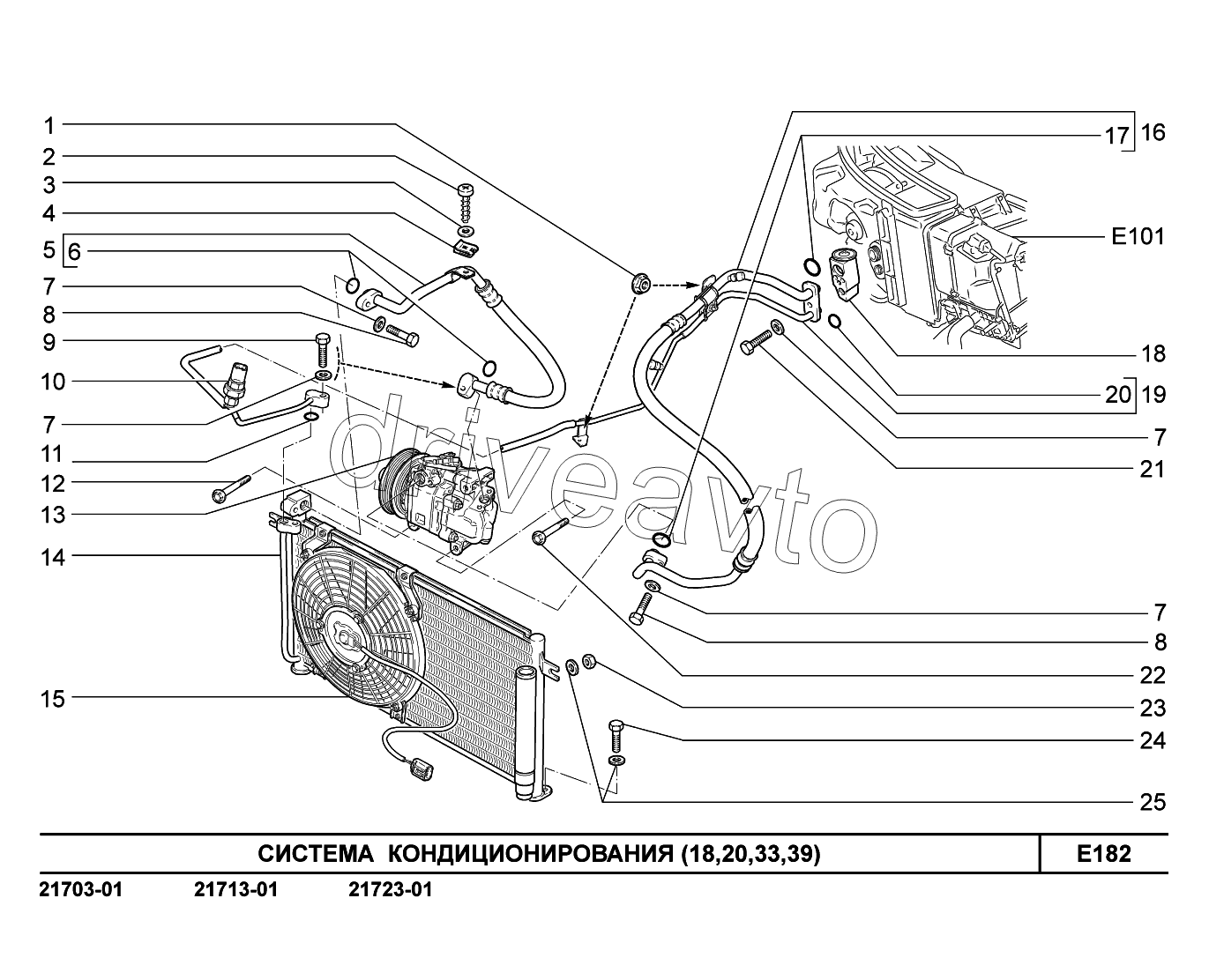 Система охлаждения 2170 схема