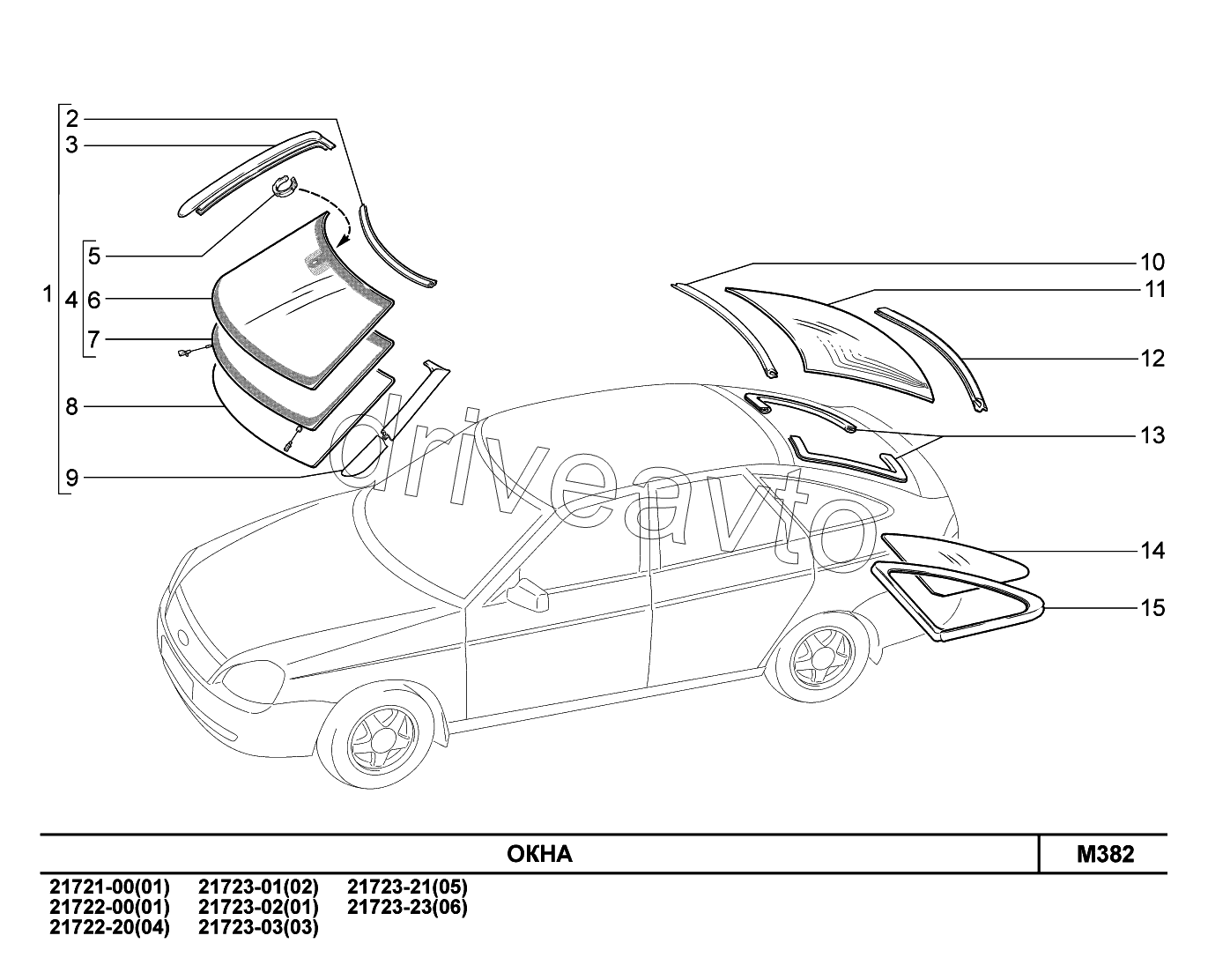 M382. Окна