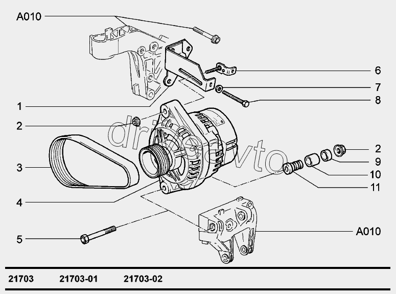 Схема генератора приора. Болт генератора ВАЗ 2170 С ГУР. Кронштейн генератора 2110 болты схема. Болты кронштейна генератора ВАЗ 2170. Схема крепления генератора ВАЗ 2110.