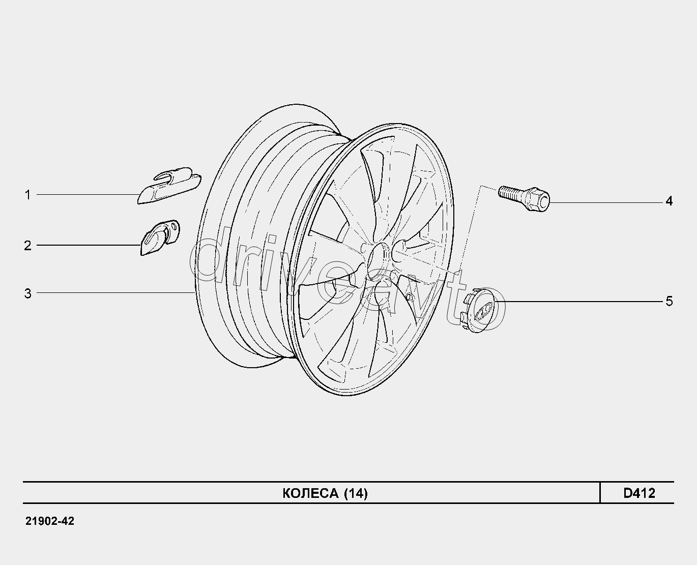 D412. Колеса