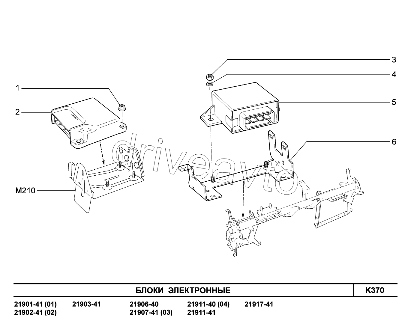 K370. Блоки электронные