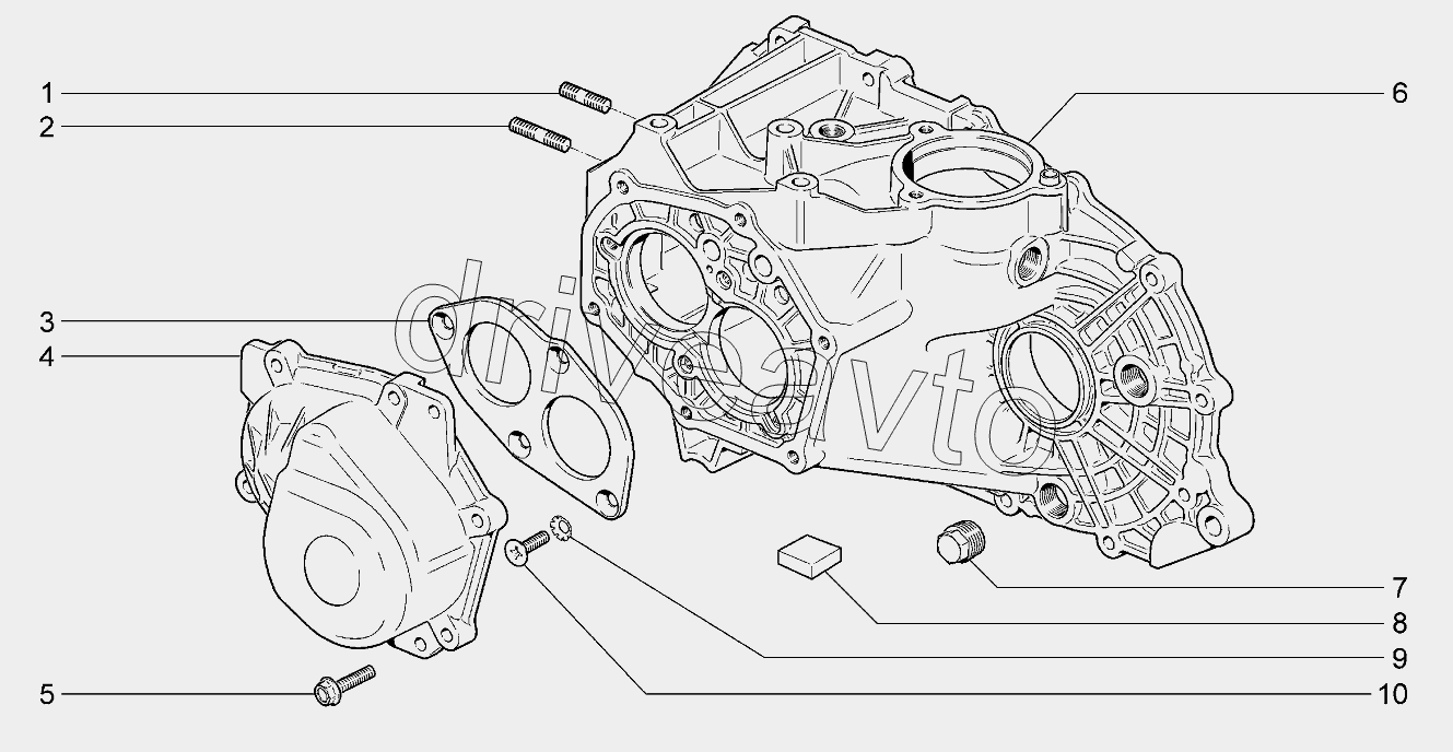 Картер коробки передач