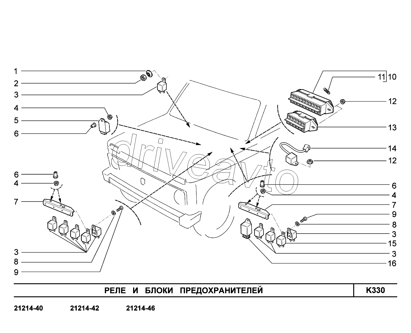 Нива ваз 21214 реле