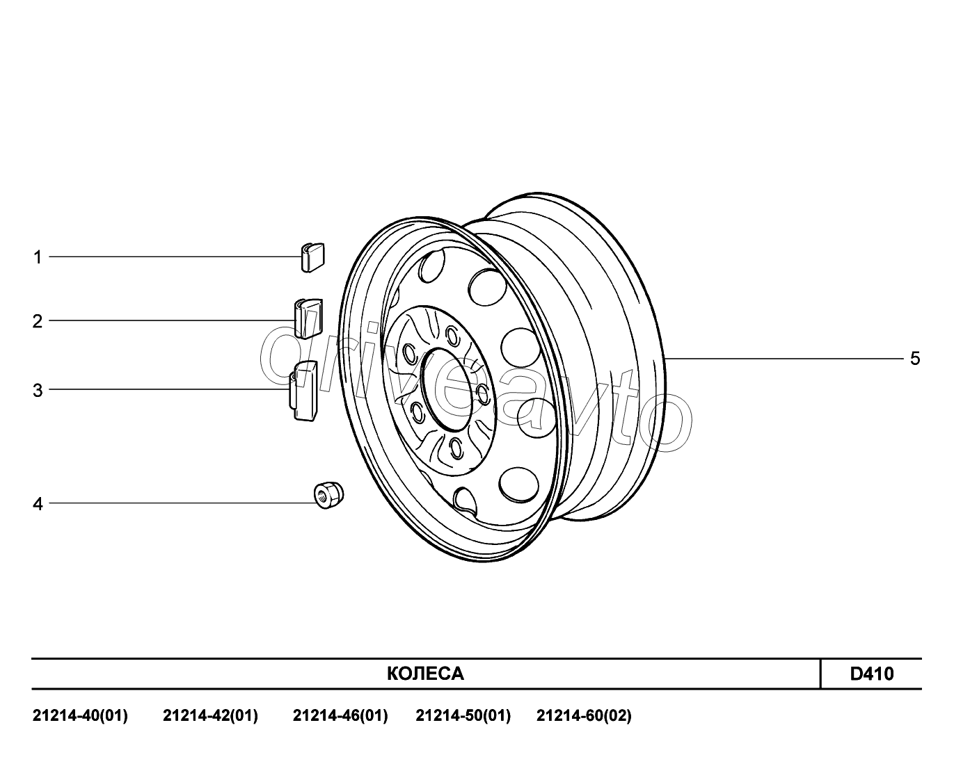 D410. Колеса