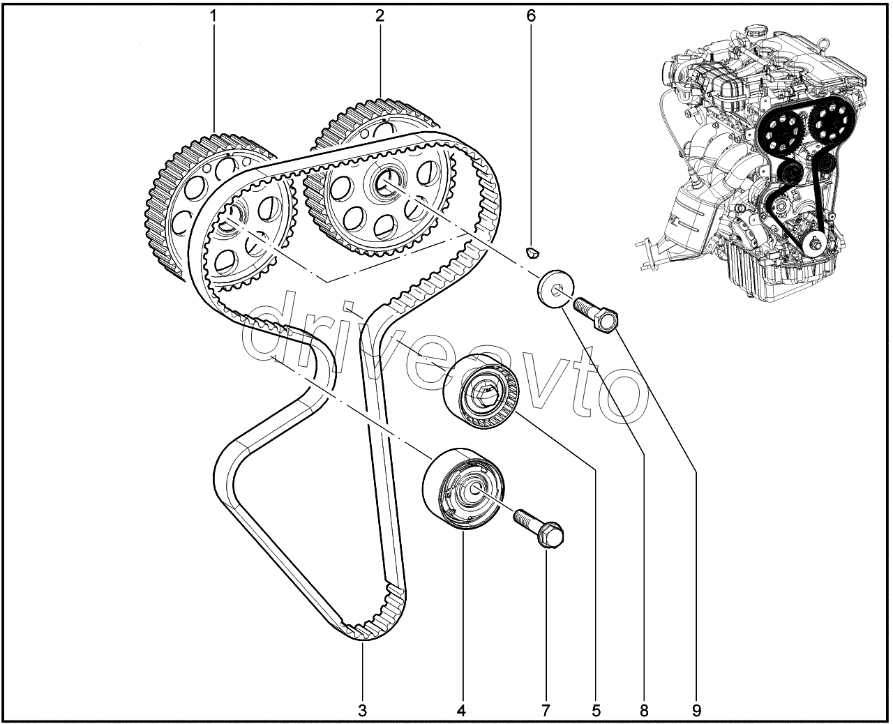 114010. Привод ГРМ