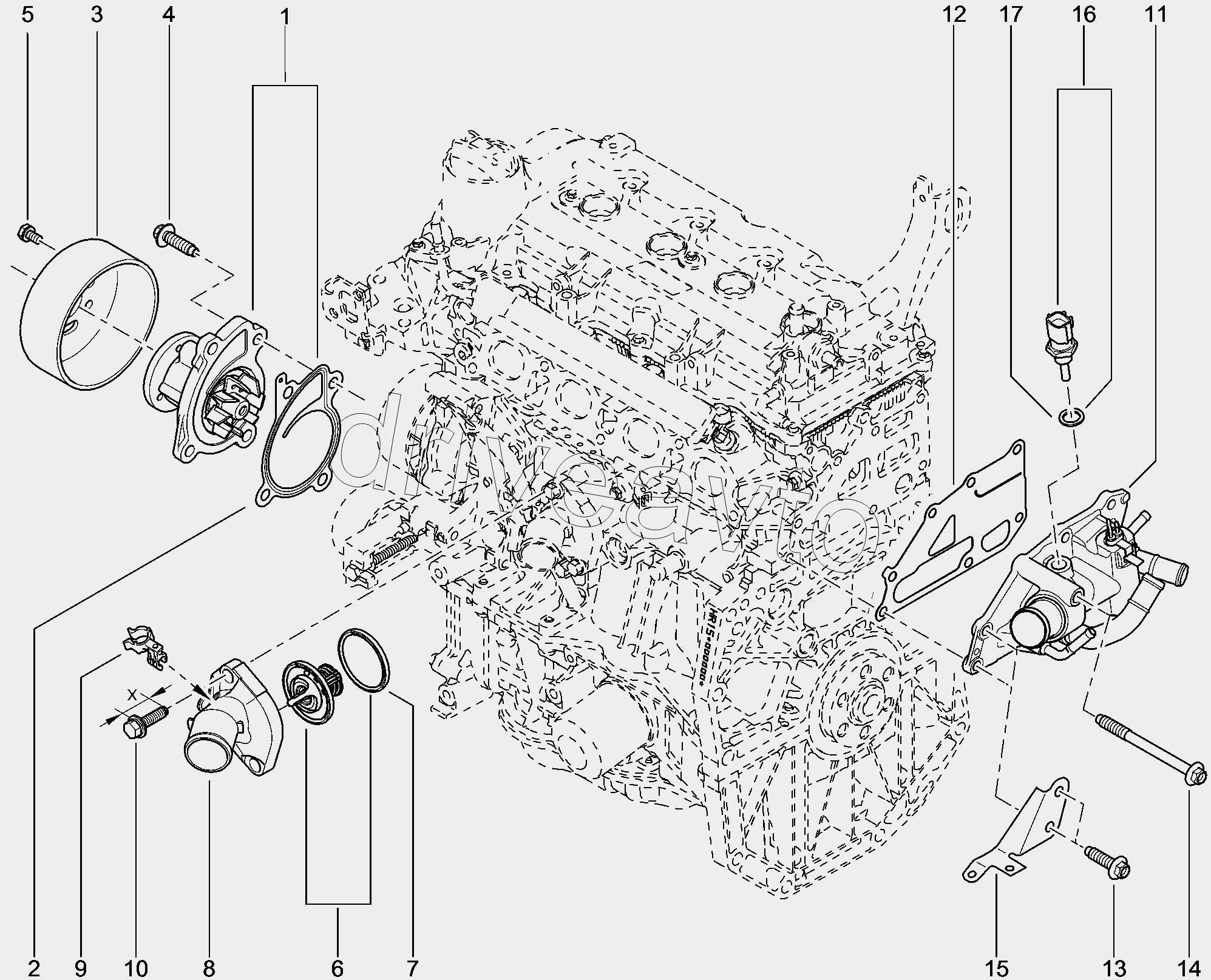 110110. Водяной насос