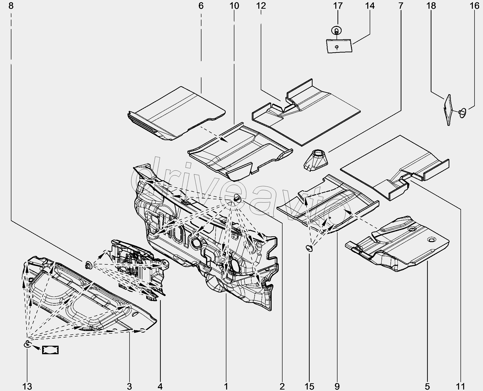 Шумоизоляция капота лада х рей 658403451r