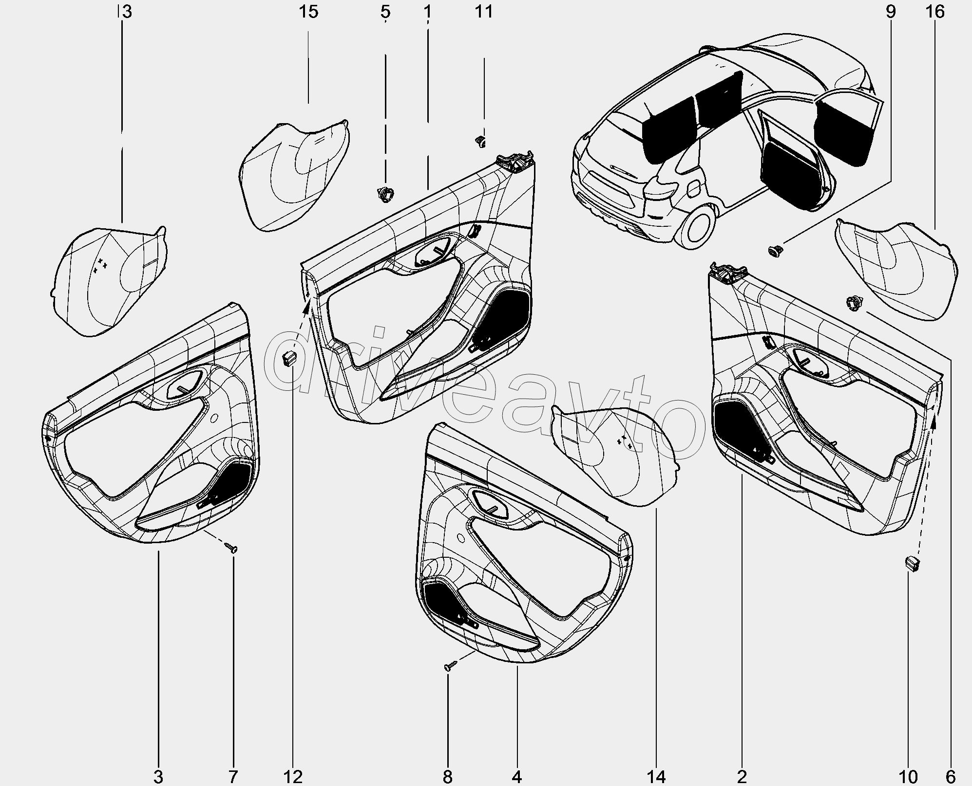 720110. Обивка дверей